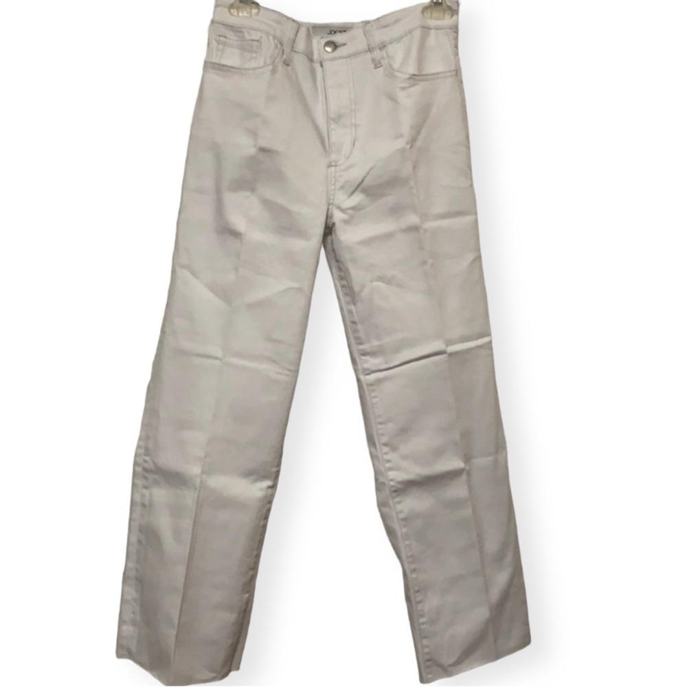 Joe’s Jeans White High Rise Wide Leg Crop